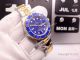Pre-Owned AAA Replica Rolex Submariner Noob Swiss 3135 Two Tone Blue Watch 40mm (4)_th.jpg